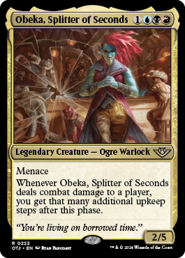 Obeka,   Splitter of Seconds