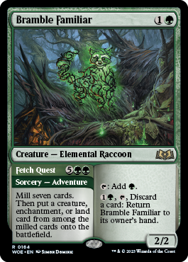 Bramble Familiar // Fetch Quest
