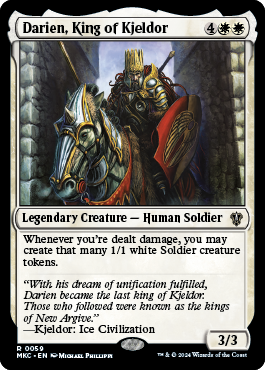 Darien,  King of Kjeldor
