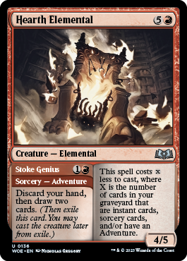 Hearth Elemental // Stoke Genius