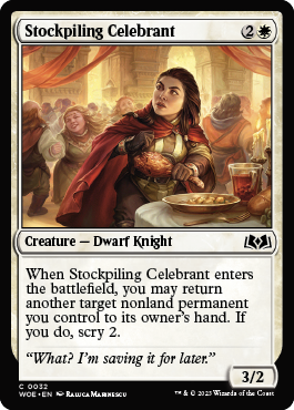 Stockpiling Celebrant