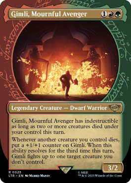 Gimli,   Mournful Avenger