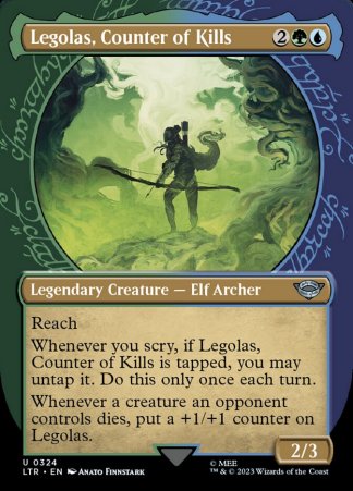 Legolas,   Counter of Kills