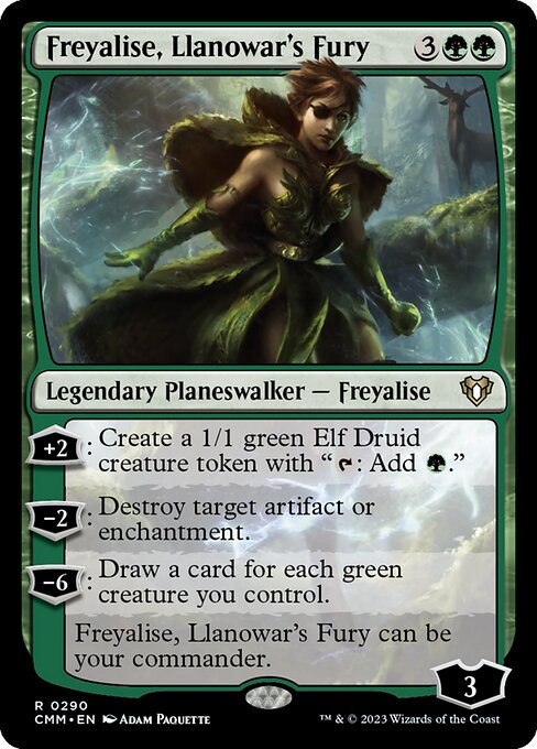 Freyalise,  Llanowar's Fury