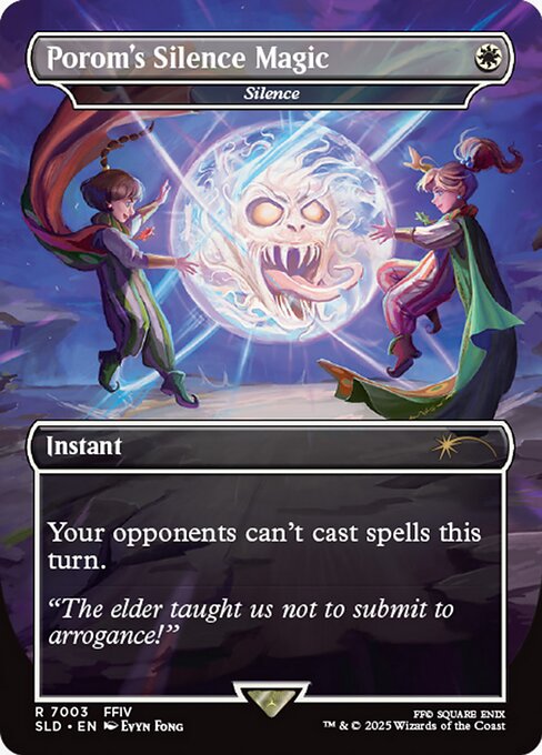 Porom's Silence Magic // Silence (foil)