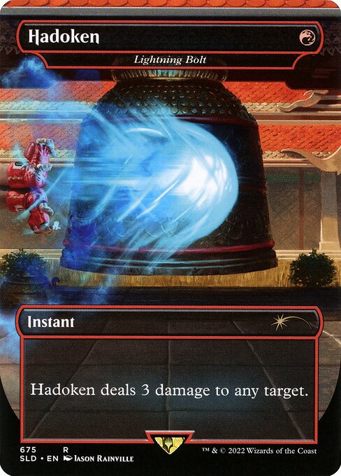 Hadoken // Lightning Bolt (foil)