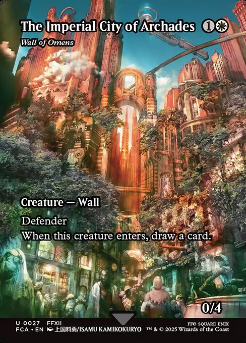 The Imperial City of Archades // Wall of Omens (foil)