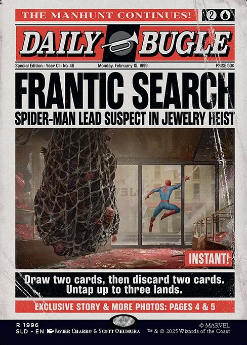 Frantic Search (Rainbow Foil)