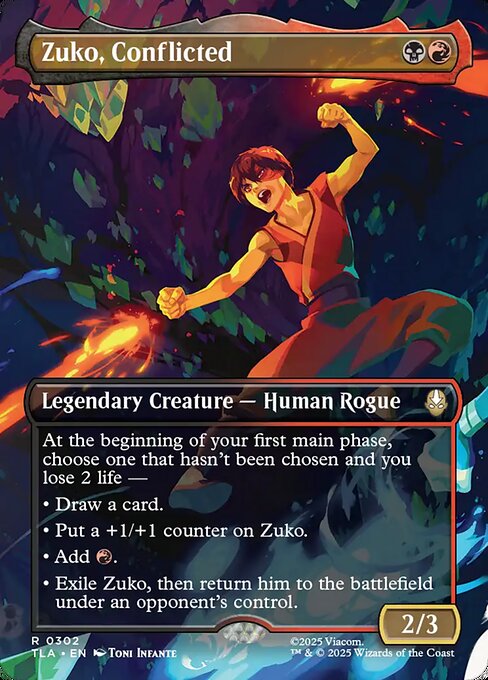 Zuko, Conflicted (foil)