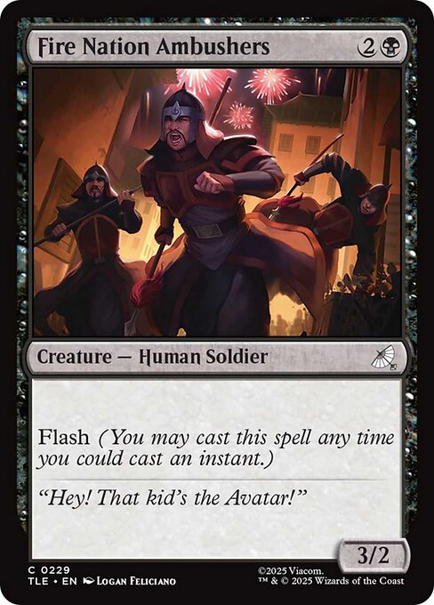 Fire Nation Ambushers (foil)