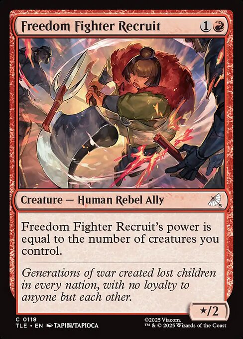 Freedom Fighter Recruit (foil)