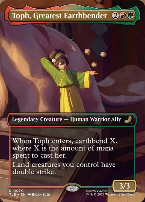 Toph, Greatest Earthbender (foil)