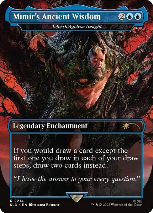 Mimir's Ancient Wisdom // Teferi's Ageless Insight (foil)