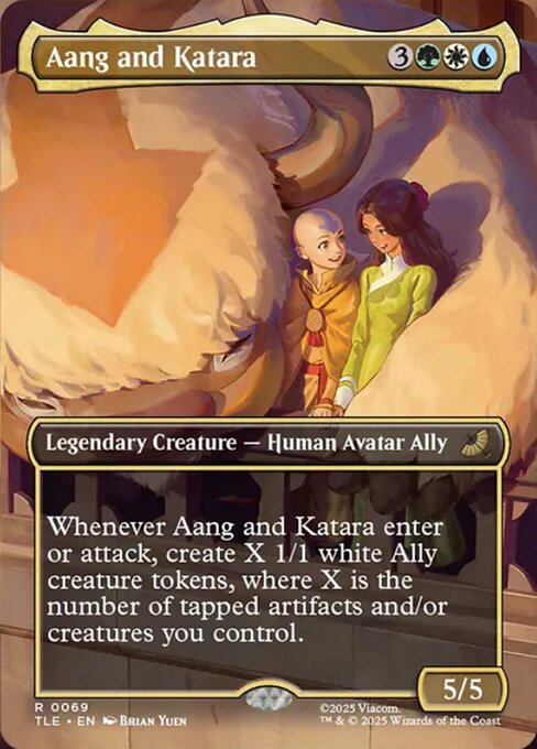 Aang and Katara (foil)