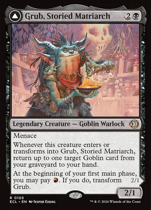 Grub, Storied Matriarch // Grub, Notorious Auntie (foil)