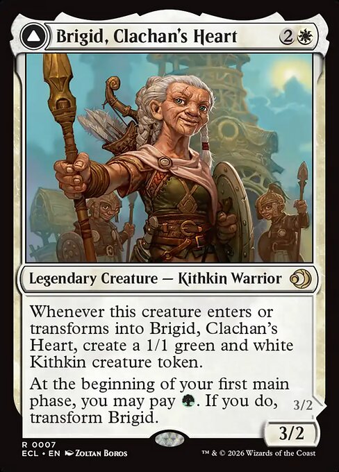 Brigid, Clachan's Heart // Brigid, Doun's Mind (foil)