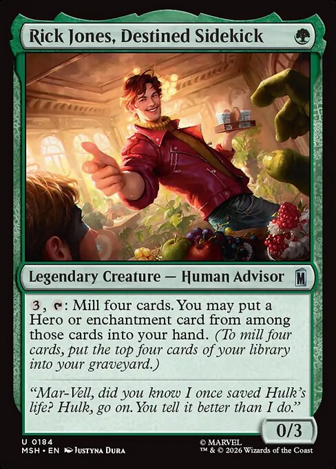 Rick Jones,  Destined Sidekick (foil)