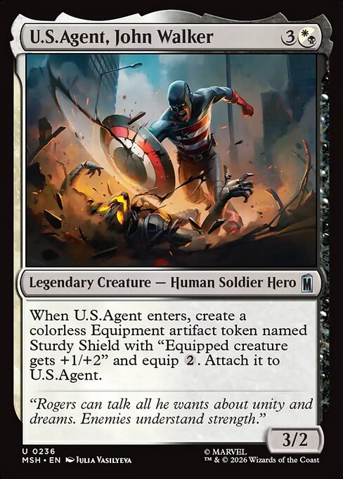U.S.Agent, John Walker (foil)