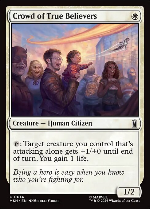 Crowd of True Believers (foil)