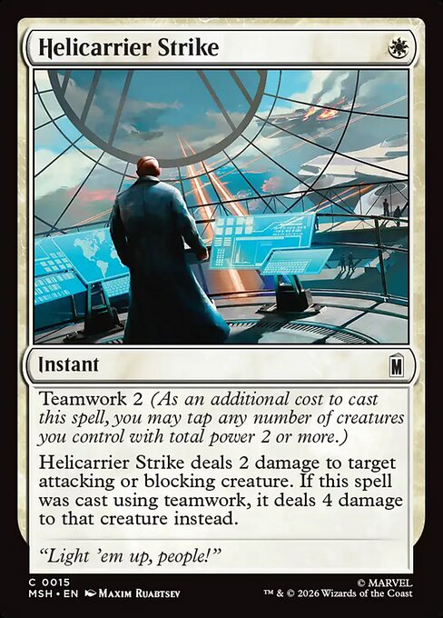 Helicarrier Strike (foil)