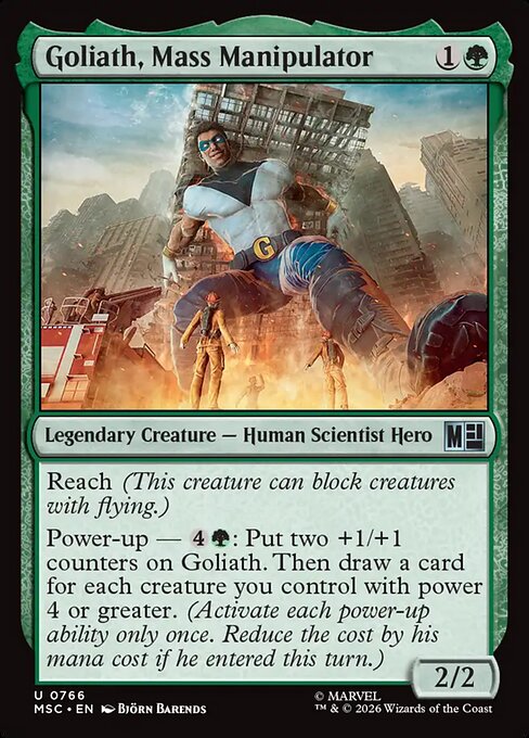 Goliath,  Mass Manipulator (foil)