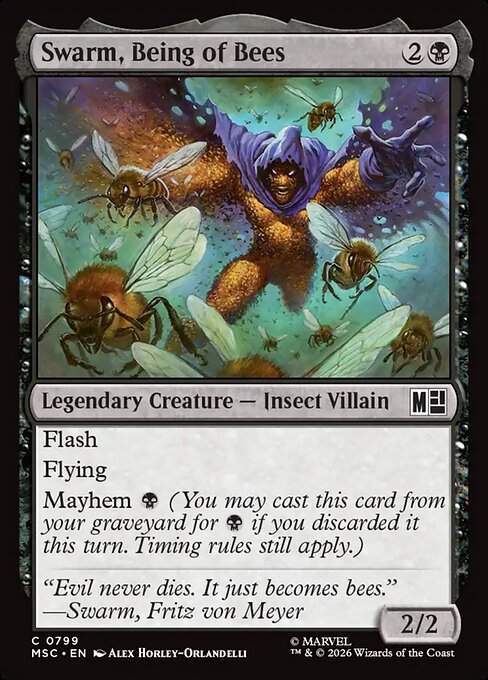 Swarm,  Being of Bees (foil)