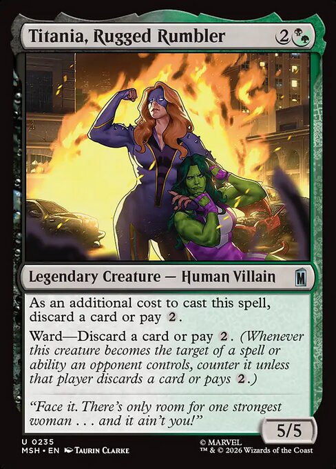 Titania, Rugged Rumbler (foil)