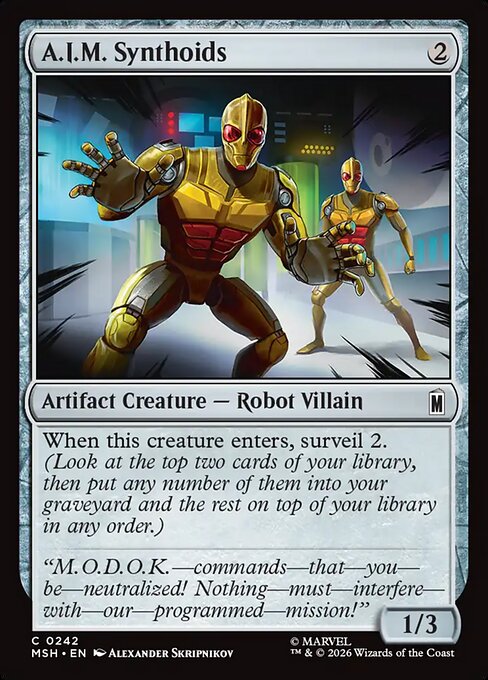 A.I.M. Synthoids (foil)