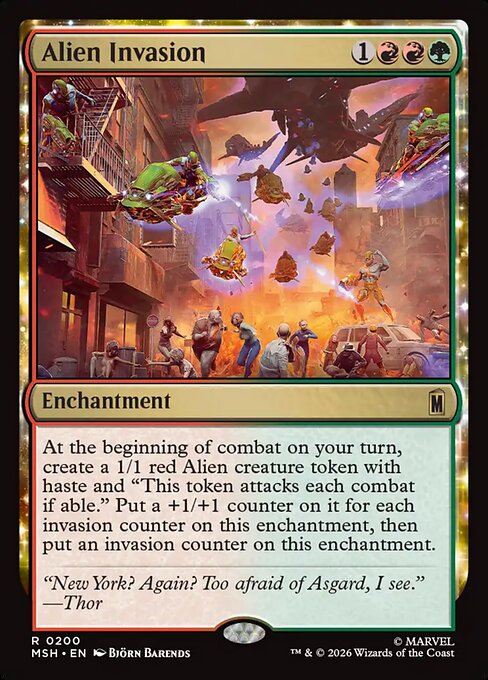 Alien Invasion (foil)