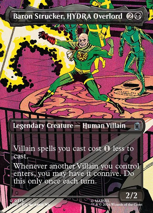 Baron Strucker, HYDRA Overlord (foil)