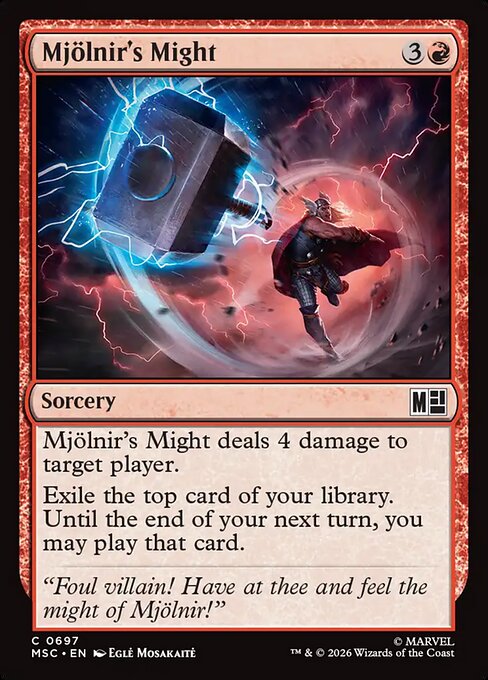 Mjölnir's Might (foil)
