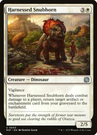 Harnessed Snubhorn