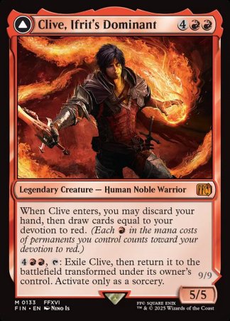Clive, Ifrit’s Dominant