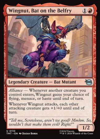 Wingnut, Bat on the Belfry